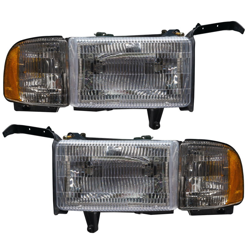 ORACLE Lighting Oracle 94-02 Dodge Ram Pre-Assembled Halo Headlights - ColorSHIFT w/ Simple Controller