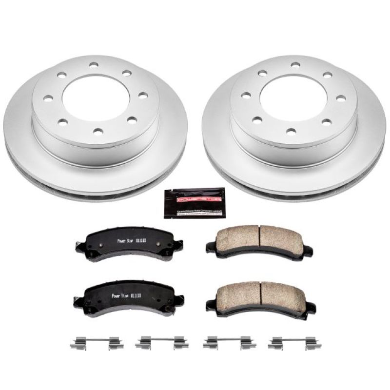 PowerStop Power Stop 03-17 Chevrolet Express 2500 Rear Z17 Evolution Geomet Coated Brake Kit