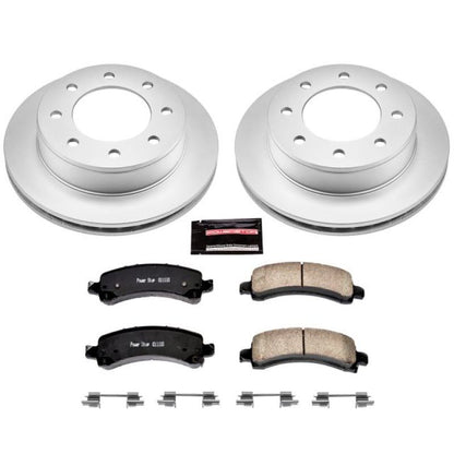 PowerStop Power Stop 03-17 Chevrolet Express 2500 Rear Z17 Evolution Geomet Coated Brake Kit