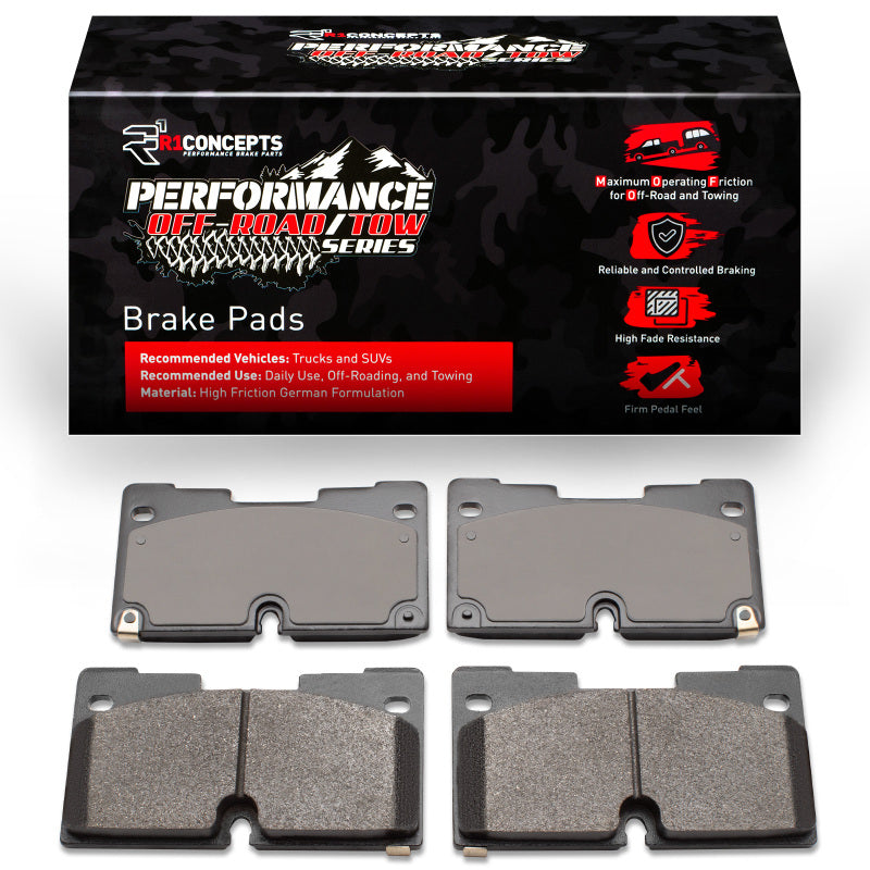 R1 Concepts R1 19-26 GMC Sierra 1500 2WD (Excl Heavy Duty & Limited) Front Off-Road/Tow Brake Pads
