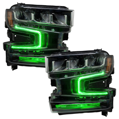 ORACLE Lighting Oracle 19-21 Chevy Silverado 1500 RGB+W Headlight DRL Kit - ColorSHIFT w/ BC1 Controller