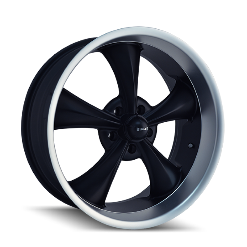 Ridler Wheels Ridler 695 20x8.5 / 5x120.65 BP / 0mm Offset / 83.82mm Hub Matte Black Machined Wheel