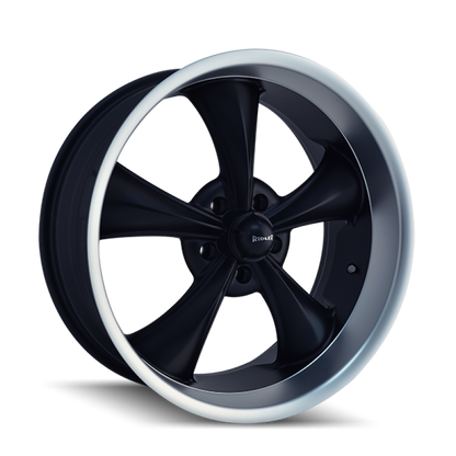 Ridler Wheels Ridler 695 20x8.5 / 5x120.65 BP / 0mm Offset / 83.82mm Hub Matte Black Machined Wheel