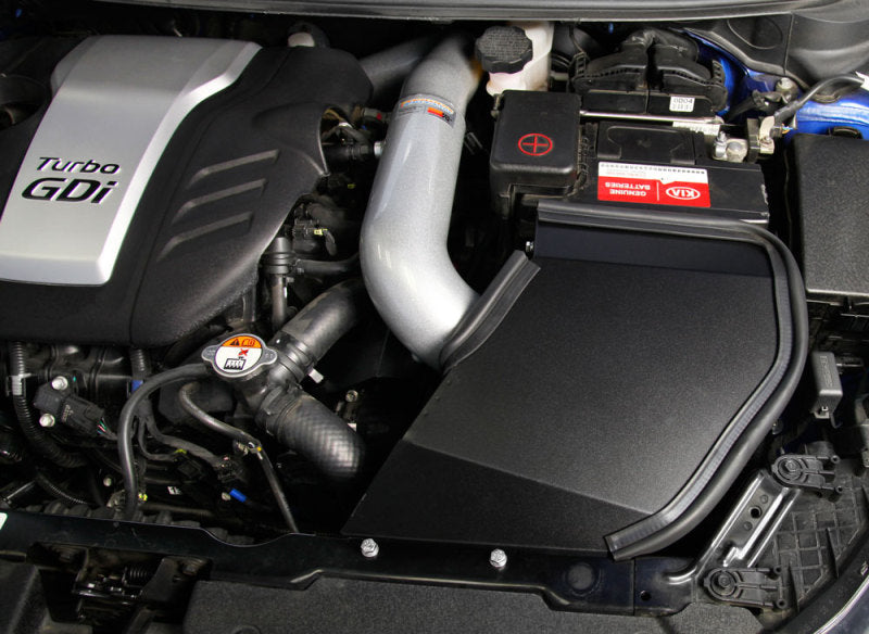 K&N Engineering K&N 14-16 Kia Forte Coup L4-1.6L F/I Silver Typhoon Short Ram Intake