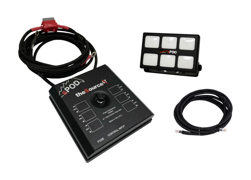 sPOD SourceLT w/Mini6 for Universal 36in Battery Cables