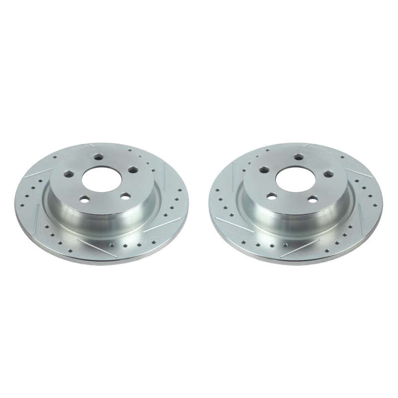 PowerStop Power Stop 18-20 Ford Transit Connect Rear Evolution Drilled & Slotted Rotors - Pair