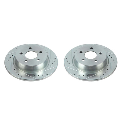 PowerStop Power Stop 18-20 Ford Transit Connect Rear Evolution Drilled & Slotted Rotors - Pair