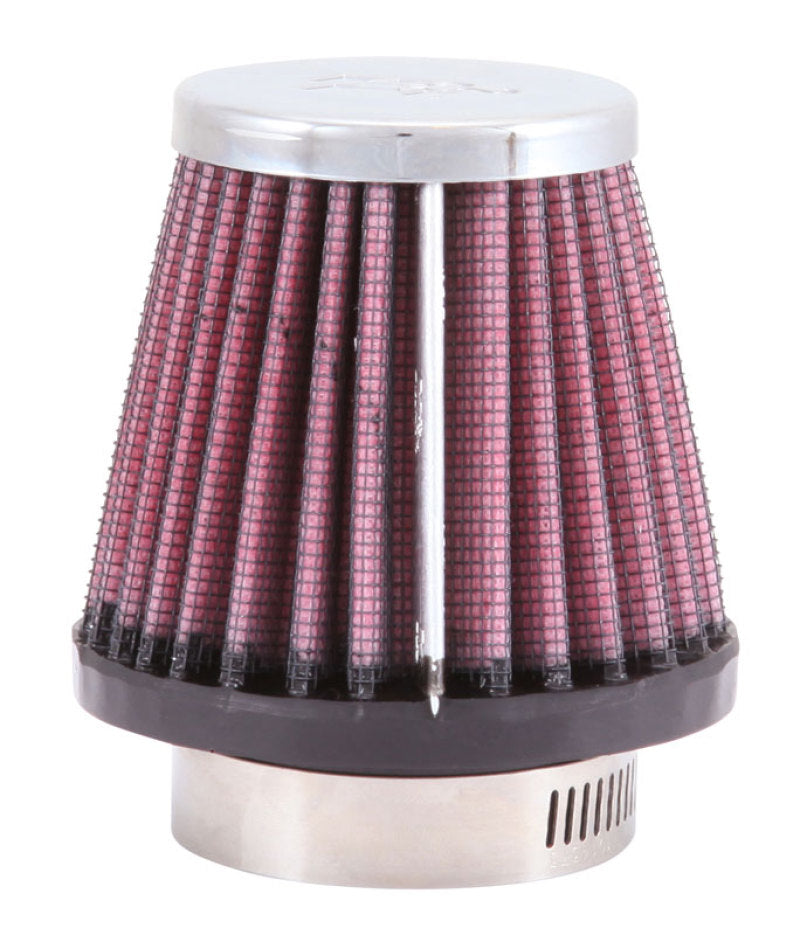 K&N Engineering K&N Universal Chrome Filter-Round Tapered-1.688in Flange ID x 2in Top OD x 3in Base OD x 2.75in H