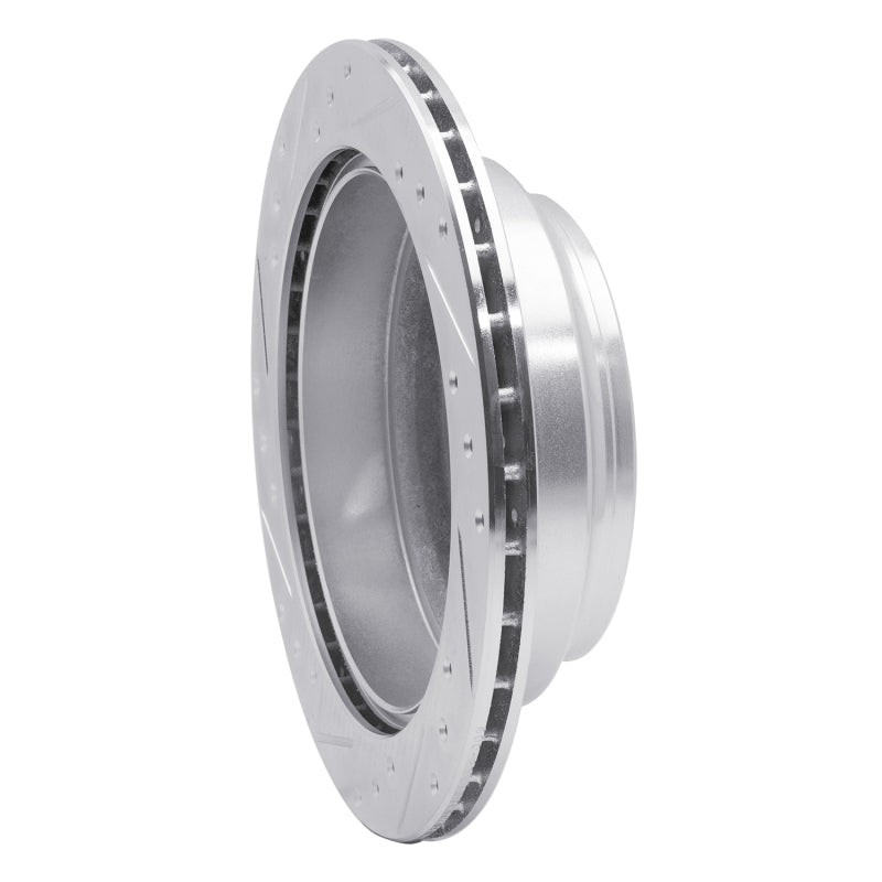 R1 Concepts R1 92-04 Acura SLX Rear Right Drilled & Slotted Silver Brake Rotor