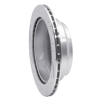 R1 Concepts R1 92-04 Acura SLX Rear Right Drilled & Slotted Silver Brake Rotor