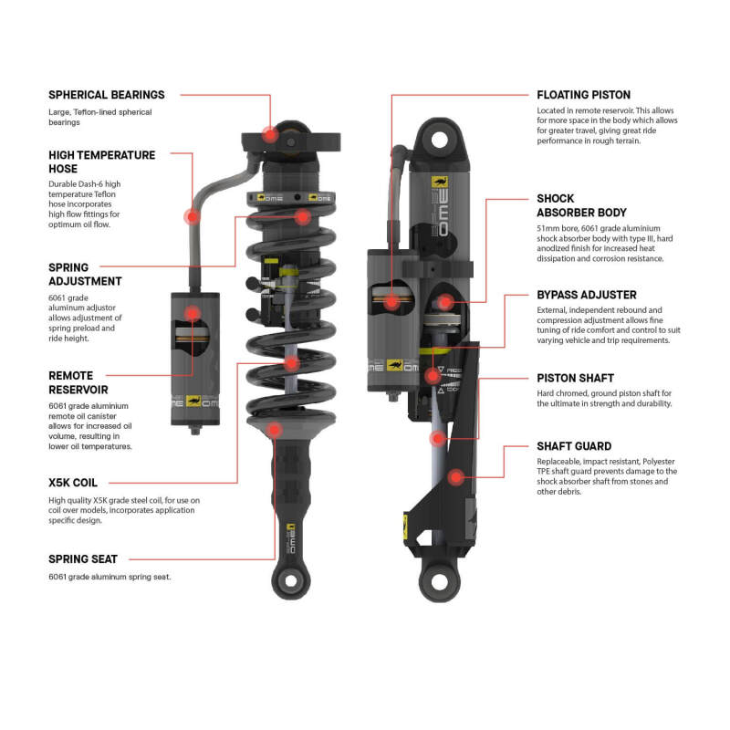 Old Man Emu ARB OME 2024+ Toyota Tacoma Front Right Coilover