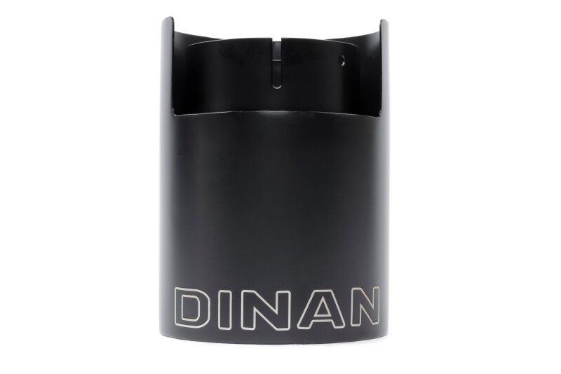 Dinan Double-Walled 4.5in Clamp-On Exhaust Tip - Black - 4.5in Outlet / 3.25in Inlet
