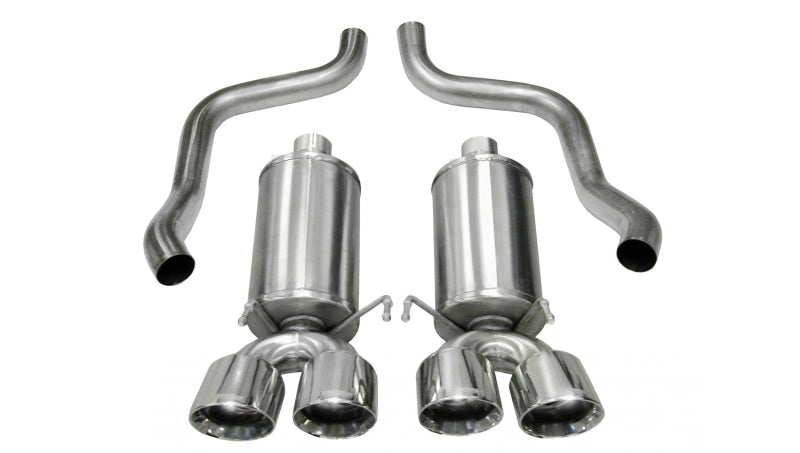 CORSA Performance Corsa 2009-2013 Chevrolet Corvette C6 6.2L V8 Polished Xtreme Axle-Back Exhaust