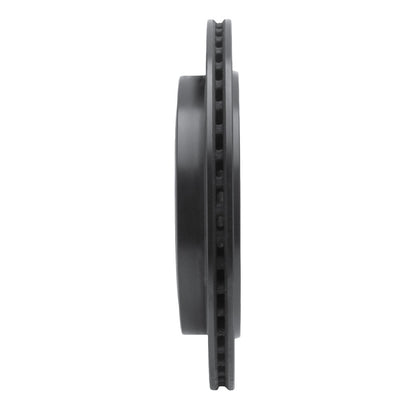 R1 Concepts R1 07-17 Ford Expedition Rear Left Drilled & Slotted Black Brake Rotor