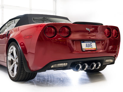 AWE Tuning 09-13 Chevrolet Corvette 6.2L Touring Edition Axle-Back Exhaust w/ Chrome Silver Tips