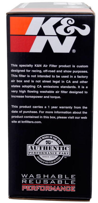 K&N Engineering K&N Round Air Filter Assembly 14in. ID / 4..12in. Height / 5.125in. Neck Flange / 7/8in. Drop Ba