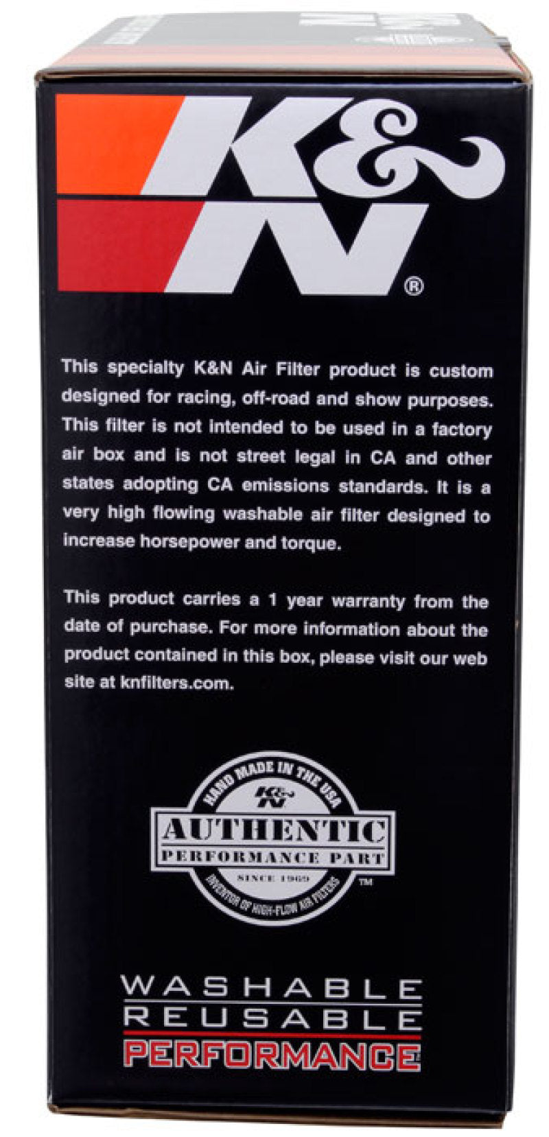 K&N Engineering K&N 5-1/8in / 14in ID X 1.5in O/S Flat Base Air Cleaner Assembly