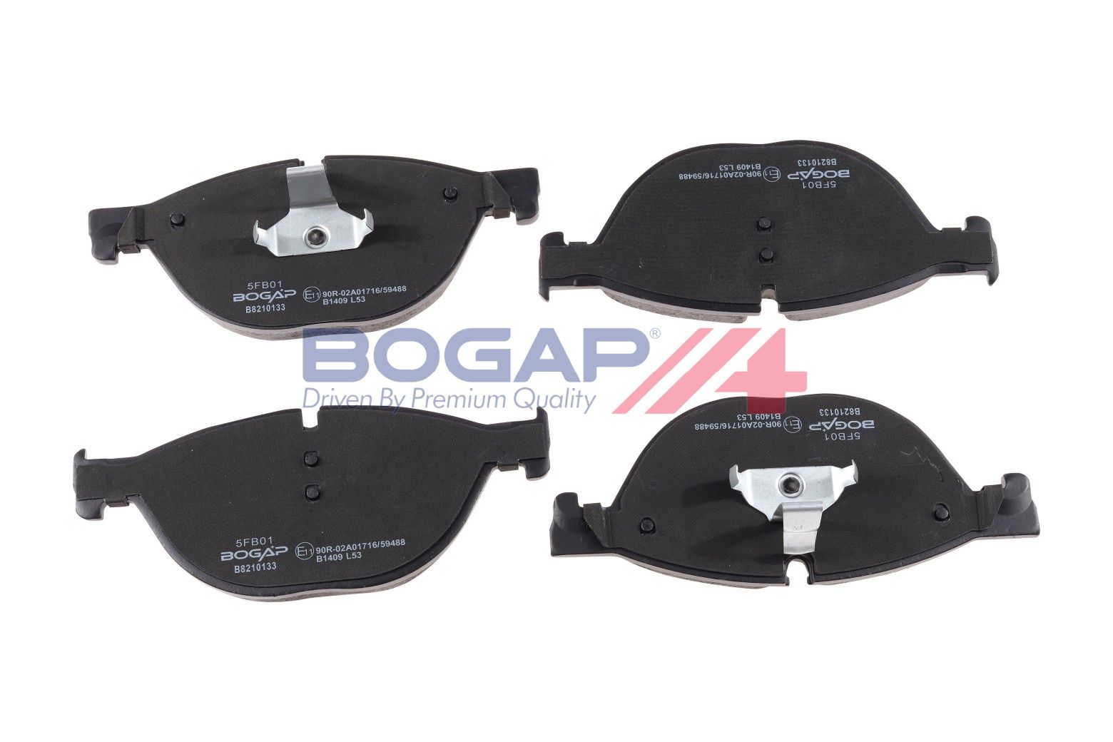 BOGAP B8210133 Brake Pad Set, Disc Brake | ML Performance Car Parts