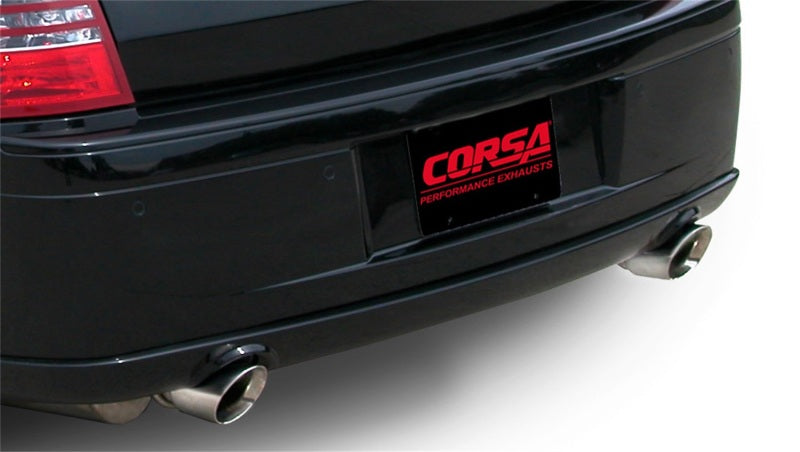 CORSA Performance Corsa 2005-2010 Dodge Charger No Towing Hitch SRT-8 6.1L V8 Polished Xtreme Cat-Back Exhaust