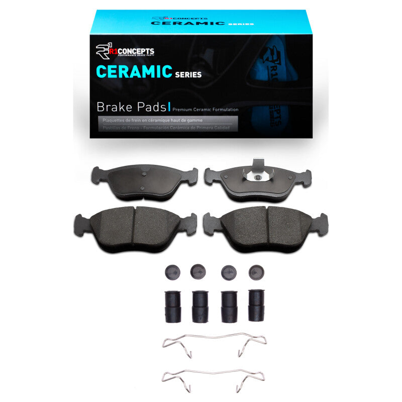 R1 Concepts R1 93-04 Volvo C70 Front Ceramic Pads & Hardware Kit