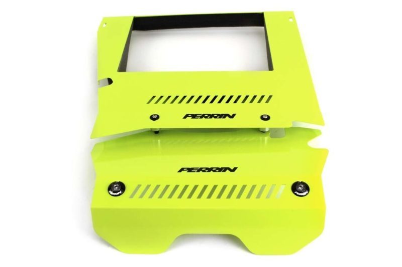 Perrin Performance PERRIN 15-21 Subaru WRX Engine Cover Kit (Intercooler & Pulley Covers Incl.) - Neon Yellow