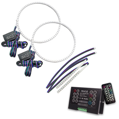 ORACLE Lighting Oracle 21-22 Ford Bronco Headlight Halo Kit w/DRL Bar - Base Headlights -w/2.0 Controller