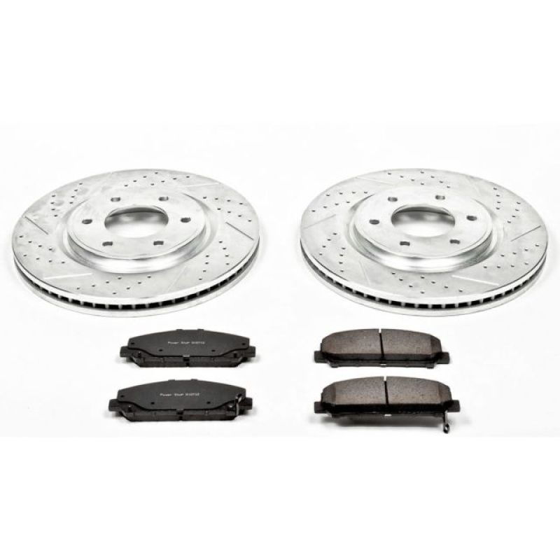 PowerStop Power Stop 08-10 Infiniti QX56 Front Z23 Evolution Sport Brake Kit