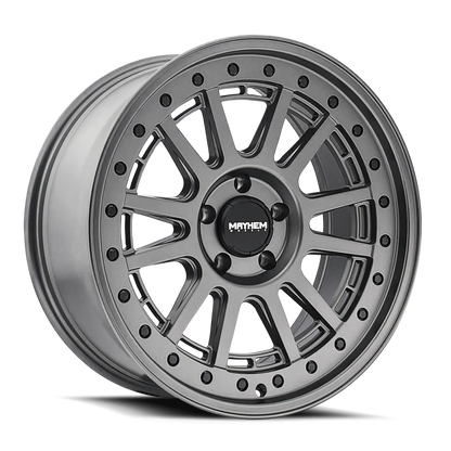 Mayhem 8305 Compass 20x9 / 5x127 BP/ 0mm Offset / 78.1mm Hub Matte Gunmetal w/Blk Bolt Wheel