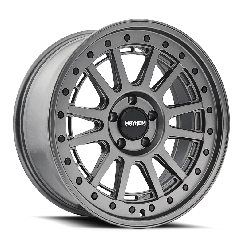 Mayhem 8305 Compass 15x7 / 5x100 BP / 15mm Offset / mm Hub Matte Gunmetal Wheel