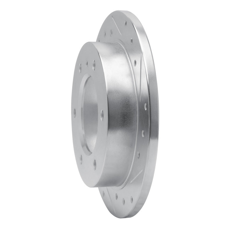 R1 Concepts R1 88-95 Isuzu Pickup Rear Right Drilled & Slotted Silver Brake Rotor
