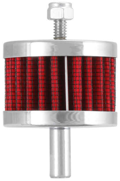 K&N Engineering K&N Steel Base Crankcase Vent Filter 3/8in OD Tube  2in OD 1-1/2in Height