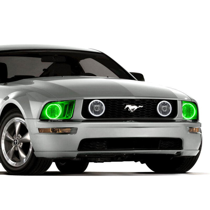 ORACLE Lighting Oracle Ford Mustang 05-09 Halo Kit - ColorSHIFT w/ BC1 Controller