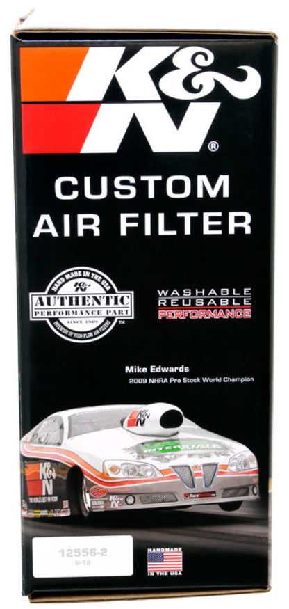 K&N Engineering K&N Custom Round Filter 5-1/8in FLG / 11in Dia / 4-3/4in H w/VENT