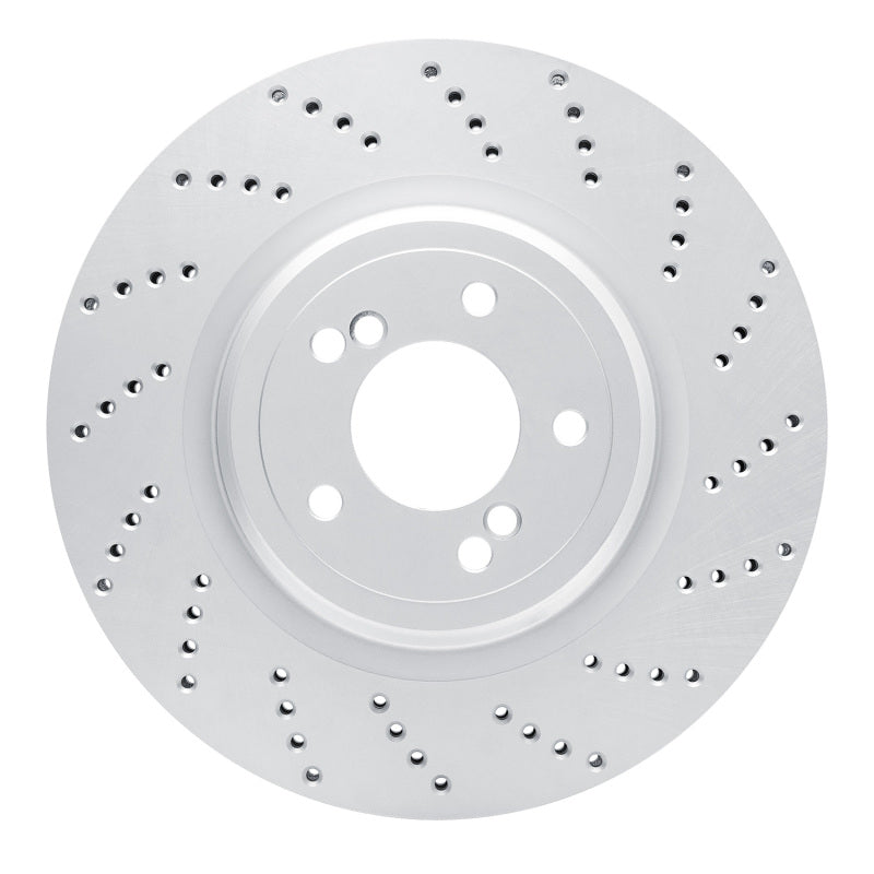 DFC 06-10 BMW M6 Right Rear Drilled GeoSPEC Coated Rotor