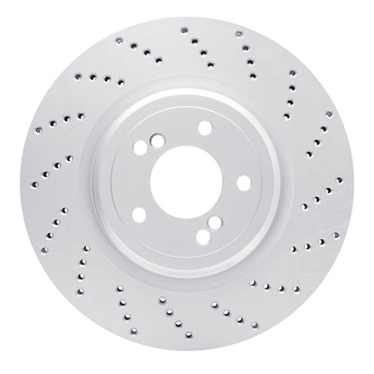 DFC 06-10 BMW M6 Right Rear Drilled GeoSPEC Coated Rotor