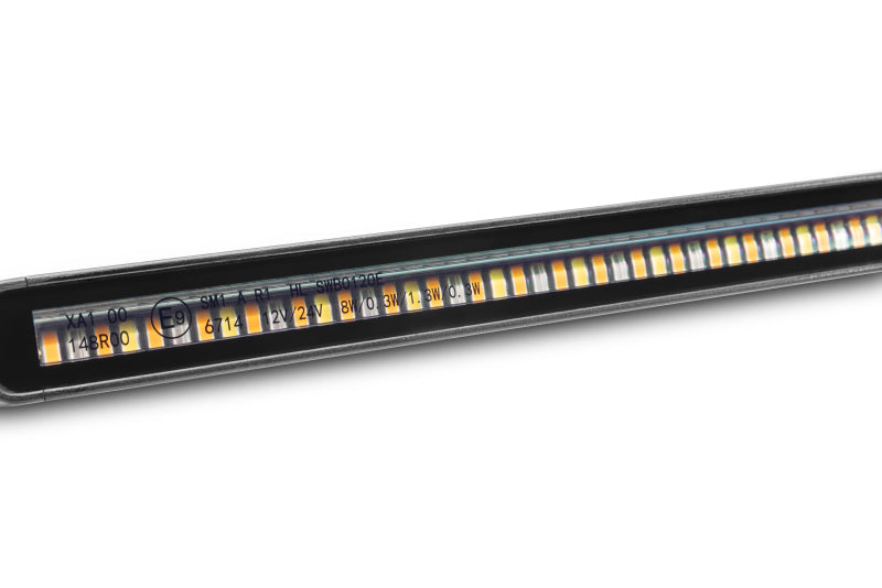 Go Rhino Xplor Flash Series Sgl Multi Function LED Light Bar (Track Mount) 20in. - Blk