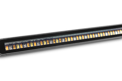 Go Rhino Xplor Flash Series Sgl Multi Function LED Light Bar (Track Mount) 20in. - Blk
