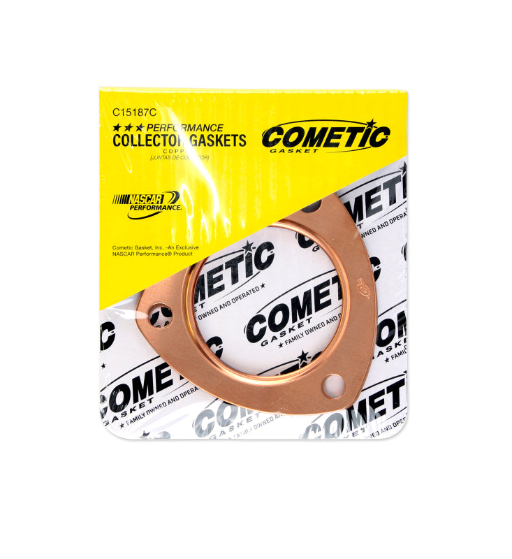Cometic Gasket Cometic Exhaust Header Collector Gasket .043in Copper-2.5in Diameter Port-3.5in Bolt Circle-Set