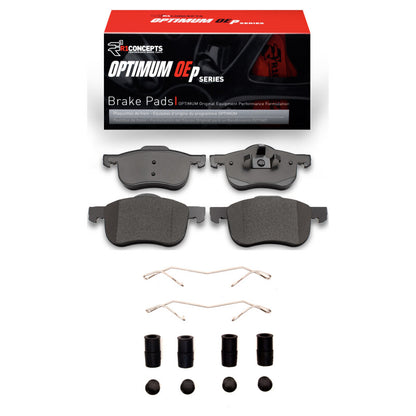 R1 Concepts R1 1999-2009 Volvo XC70 Front R1 Optimum OE Pads & Hardware Kit