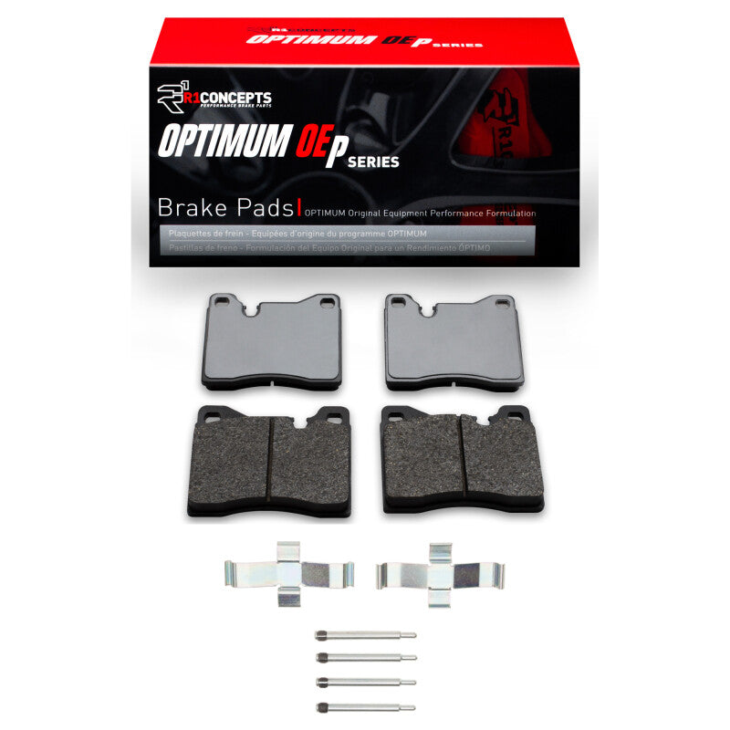 R1 Concepts R1 69-76 BMW 2800CS Front Optimum OE Pads & Hardware Kit