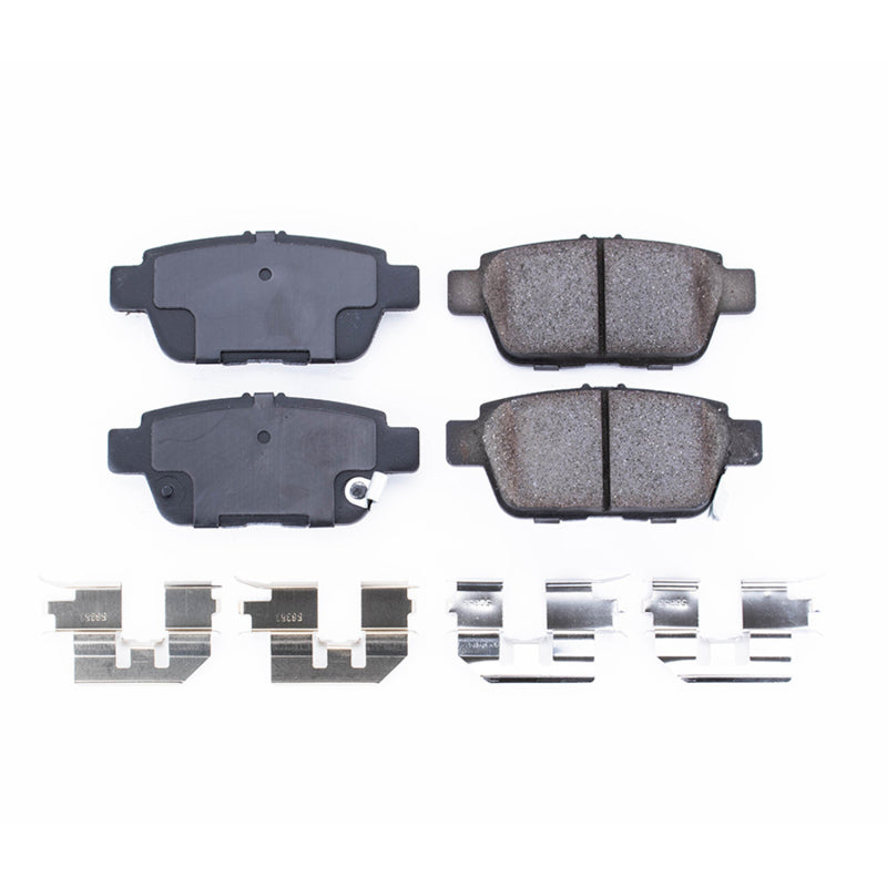 PowerStop Power Stop 09-14 Acura TL Rear Z17 Evolution Ceramic Brake Pads w/Hardware