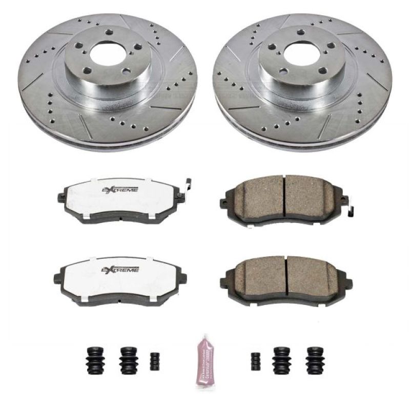PowerStop Power Stop 04-06 Subaru Baja Front Z26 Street Warrior Brake Kit
