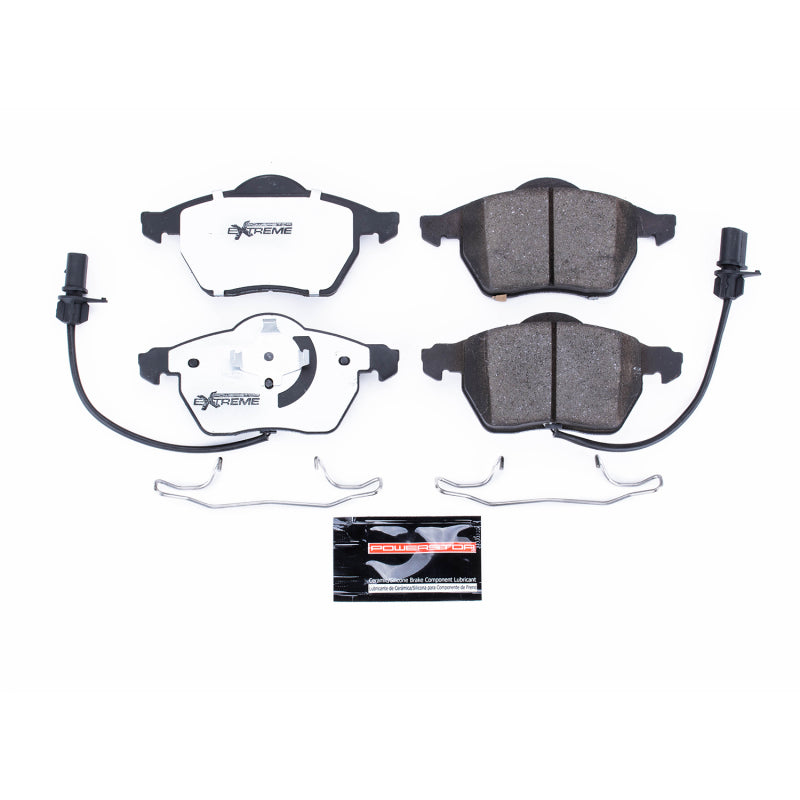 PowerStop Power Stop 99-06 Audi A4 Front Z26 Extreme Street Brake Pads w/Hardware