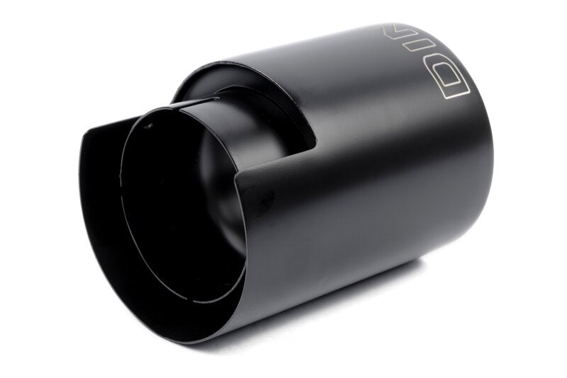 Dinan Double-Walled 4.5in Clamp-On Exhaust Tip - Black - 4.5in Outlet / 3.25in Inlet