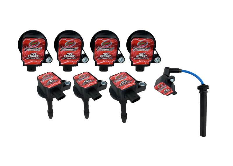 Granatelli Motor Sports Granatelli 18-23 Ford 5.0L 4V Hot Street Coil-On-Plug Wire Conn Kit w/Coil Packs (50K Volts)