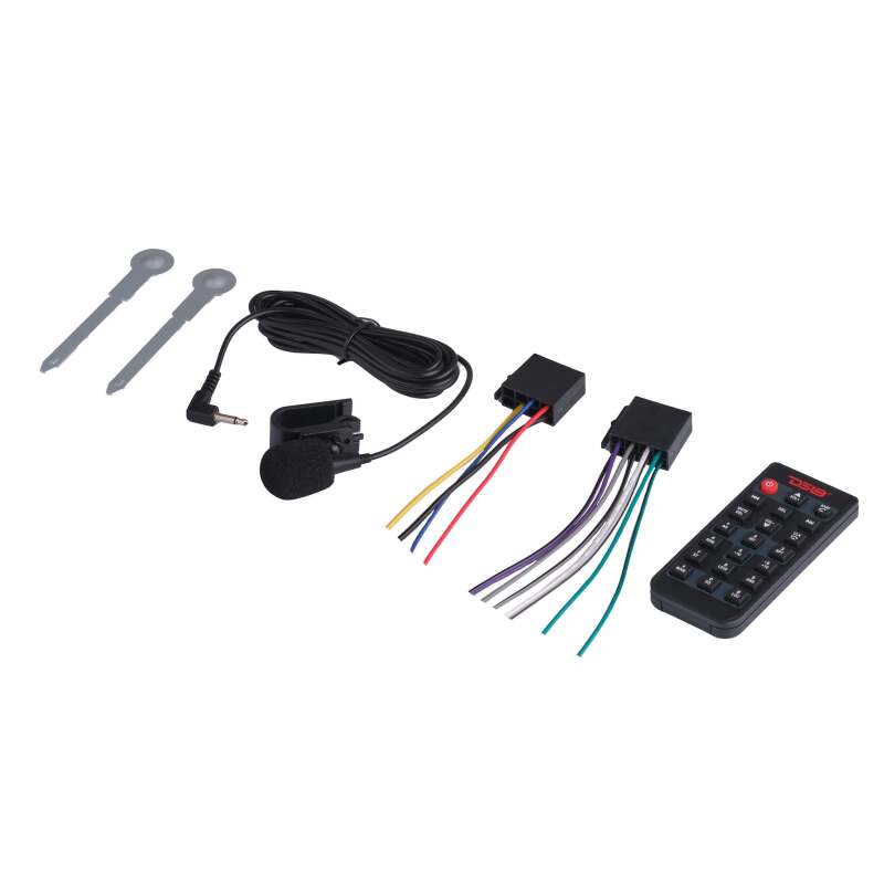 DS18 Single Din Headunit Full DSP Bluetooth USB 3 Zones RGB illumination