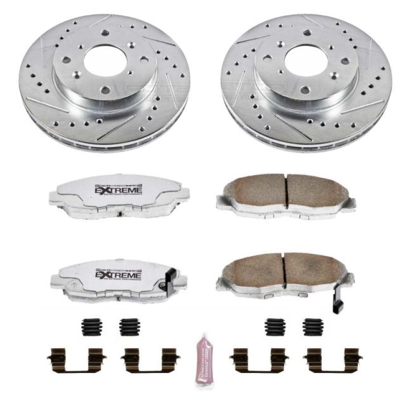 PowerStop Power Stop 98-99 Acura CL Front Z26 Street Warrior Brake Kit