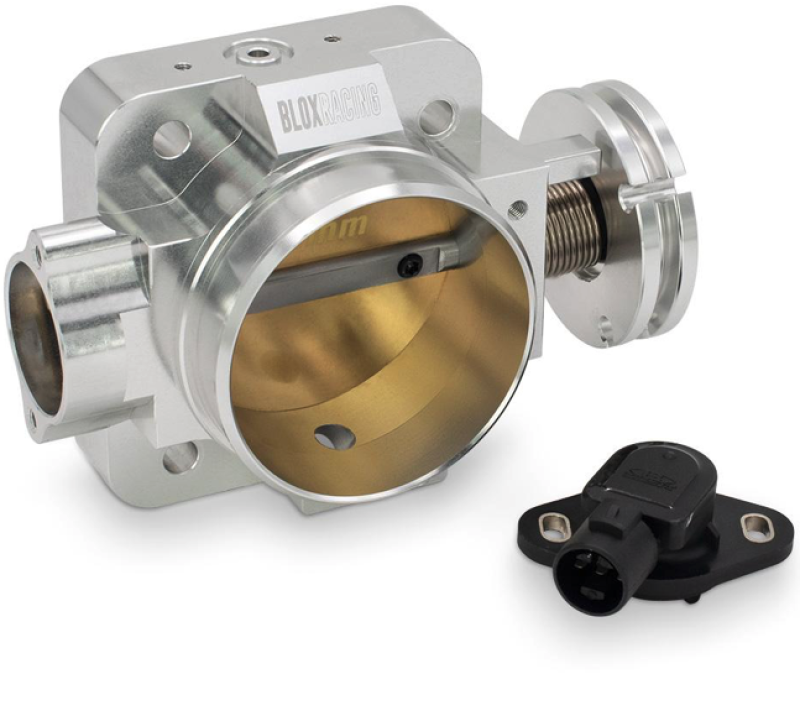 BLOX Racing Honda B/D/H/F Series Engines 72mm Silver Billet Throttle Body V2