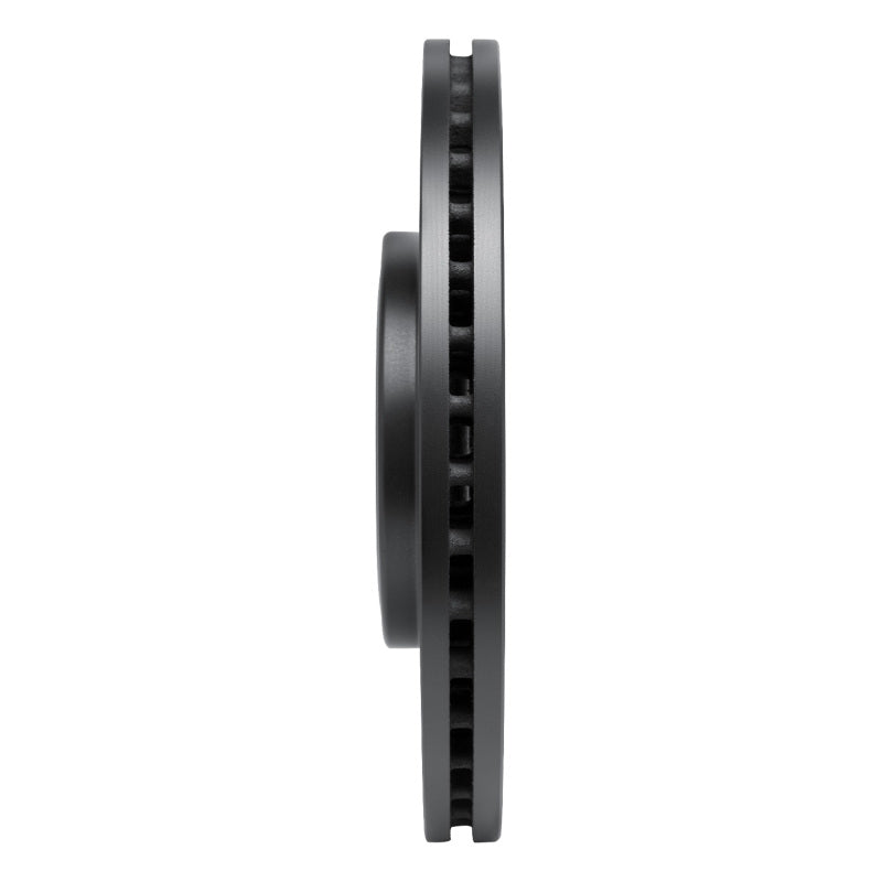 R1 Concepts R1 17-19 Jaguar F-Pace Front Left Drilled & Slotted Black Brake Rotor