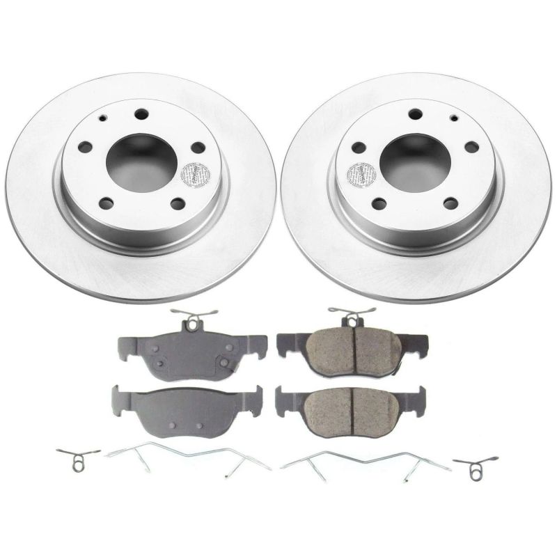 PowerStop Power Stop 2019 Mazda 3 Rear Z17 Evolution Geomet Coated Brake Kit